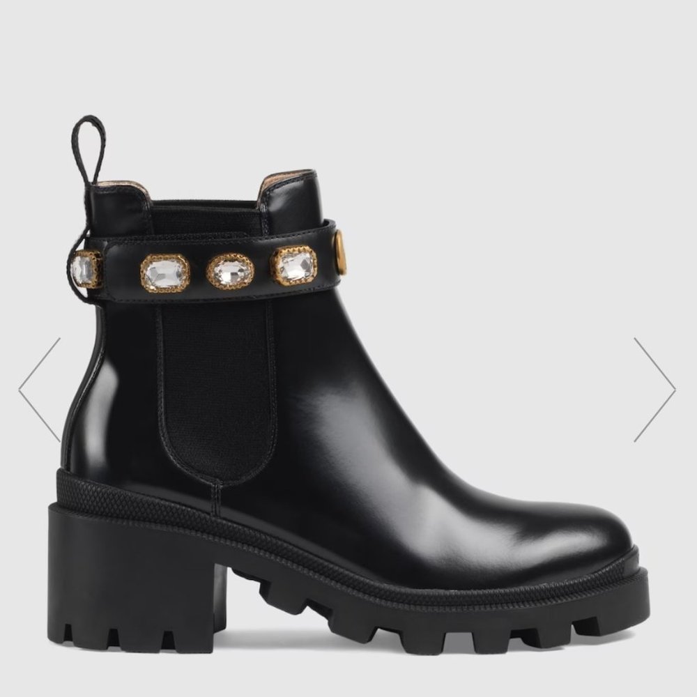 Black Gucci boots